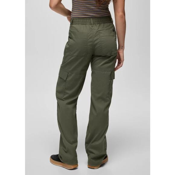 Prana Palisades Ripstop Utility Pant Womens 8 Rye Green 31" Relaxed Fit Straight - Picture 2 of 13